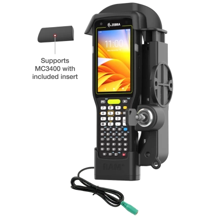 Stacja dokująca RAM® z blokadą do Zebra MC3300 i MC3400