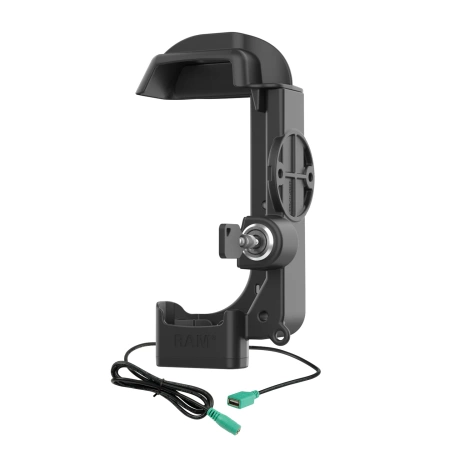 Stacja dokująca RAM® z blokadą i pojedynczym portem USB-A do urządzeń Zebra MC3300 i MC3400