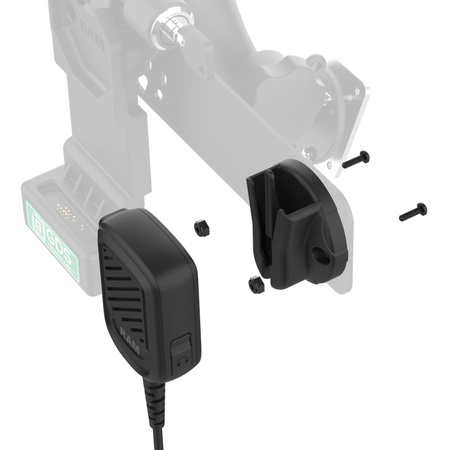 GDS® Uni-Conn™ Locking PTT Remote Speaker Mic Bundle dla Kodiak