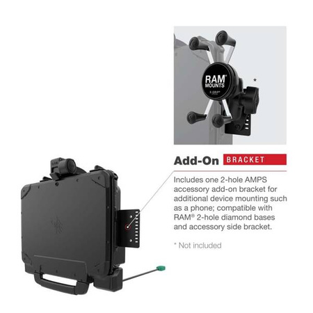 RAM® Power + Data Dock for Zebra ET8x 2-in-1 Tablet