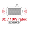 GDS® Audio™ Amplified Speaker with PTT Breakout Feature