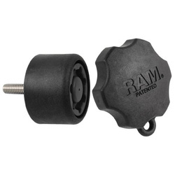 7-pinowe pokrętło zabezpieczające RAM® Pin-Lock™ do płyt kardanowych z wahaczem