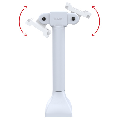 RAM® 14" Pedestal Mount with Dual 75mm VESA Adapters - Gray