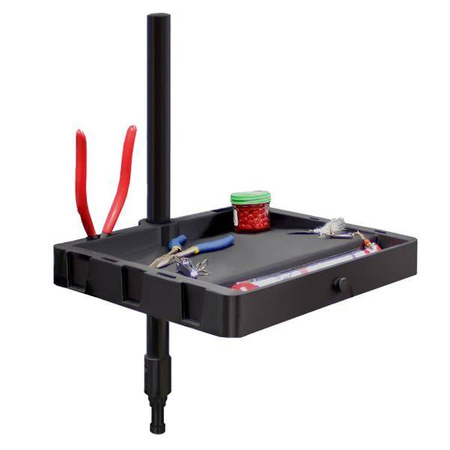 Tablica na przynęty RAM® Stack-N-Stow™ z 18-calową rurą, słupkiem i wielowypustem