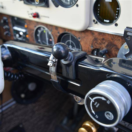 RAM® Podstawa zacisku węża z dużym paskiem do samolotów Beechcraft Bonanza