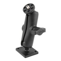 RAM® Double Ball Mount z płytką AMPS i adapterem kamery sportowej 1/4"-20
