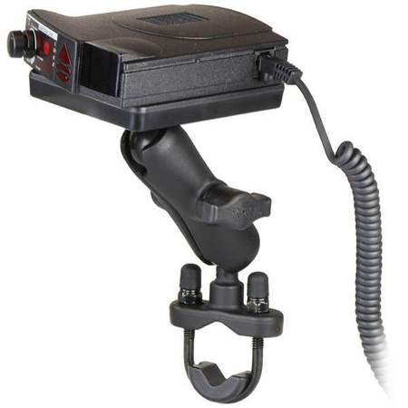 Mocowanie wykrywacza radaru RAM® Power Plate™ III z podstawą ze śrubą w kształcie litery U na kierownicę