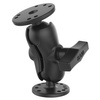 RAM® Universal Double Ball Mount with Two Round Plates - C Size Short