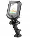 RAM® Drill-Down Double Ball Mount for Humminbird Piranha + More