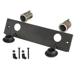 RAM® Tough-Box™ 2" Faceplate with Two 12V Lighter Receptacles