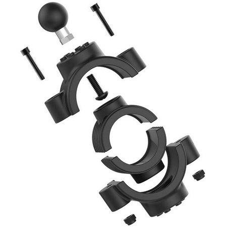 RAM® Torque™ 1 ½" - podstawa szyny o średnicy 2" - aluminiowa kulka w rozmiarze B