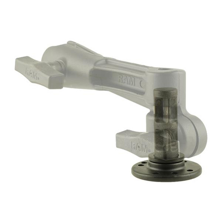 Okrągła płyta podstawowa RAM® ze słupkiem 1/2" NPT