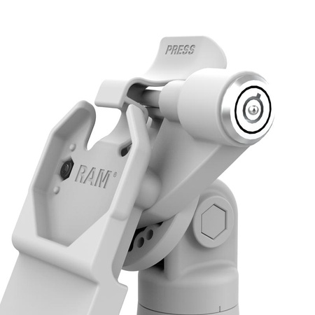 Stacja dokująca GDS® Uni-Conn™ z blokadą przechyłu i obrotu z USB-C + dane - szara