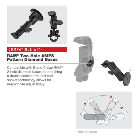 RAM® Form-Fit Holder for Zebra TC73 & TC78