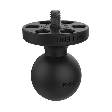 RAM® Ball Adapter with 1/4"-20 Threaded Stud for Action Cameras - B Size