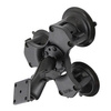 RAM® Twist-Lock™ Triple Suction Cup Mount with Rectangle AMPS Plate