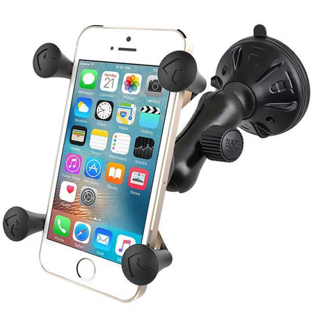 RAM® X-Grip® Phone Mount with RAM® Twist-Lock™ Low Profile Suction Base