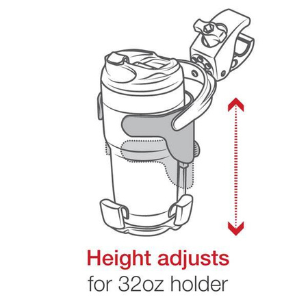 Uchwyt na napoje RAM® Level Cup™ XL 32oz z RAM® Tough-Claw™