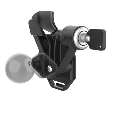 RAM® Lewy uchwyt blokujący do tabletów z przyciskiem GDS® Uni-Conn™