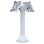 RAM® 14" Pedestal Mount with Dual 100mm VESA Adapters - Gray