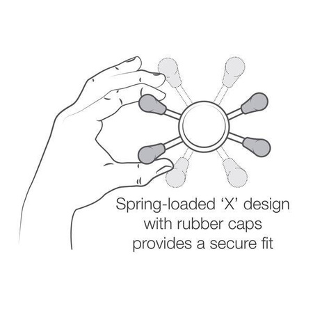 Uchwyt na telefon RAM® X-Grip® z niskoprofilową przyssawką - krótki