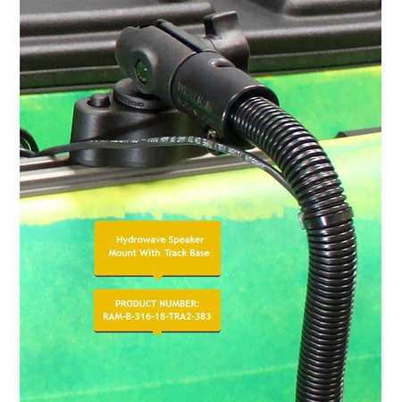 Szybkozłącze RAM® Track Ball™ do głośnika HydroWave™ z 18-calowym prętem