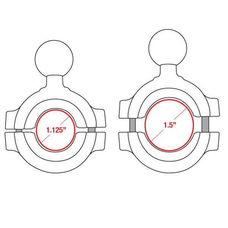 RAM® Torque™ Large Rail Base - rozmiar B