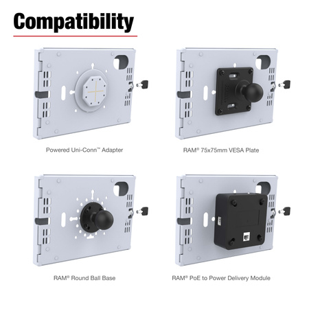 RAM® Safe-Case™ dla Apple iPad mini (A17 Pro) i mini 6 - szary