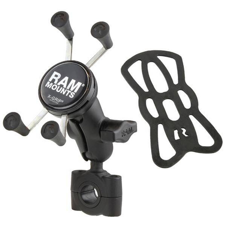 RAM® X-Grip® Phone Mount with RAM® Torque™ Medium Rail Base - Short