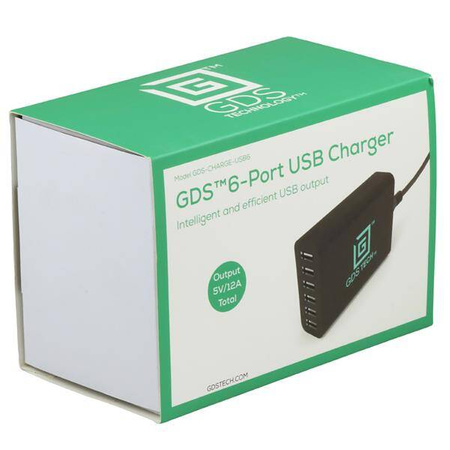 Inteligentna 6-portowa ładowarka USB GDS®