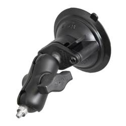 Uchwyt przyssawkowy RAM® Twist-Lock™ z trzpieniem gwintowanym 1/4"-20 - krótki