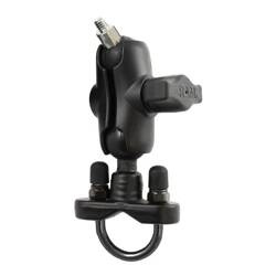 RAM® U-Bolt Double Ball Mount with 1/4"-20 Threaded Stud - B Size Short