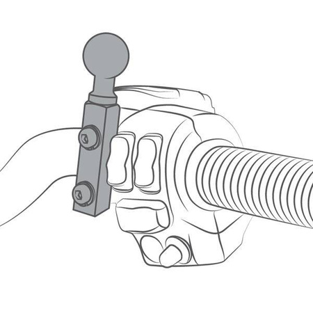 RAM® Aqua Box® with Brake/Clutch Reservoir Mount for Small Devices