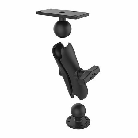 Podwójne mocowanie kulowe RAM® Drill-Down dla Humminbird Helix 7 - średnie
