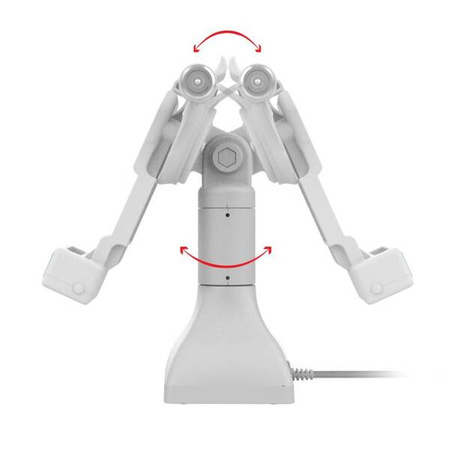 GDS® Uni-Conn™ 7" Locking Pedestal Dock z USB-C - szary