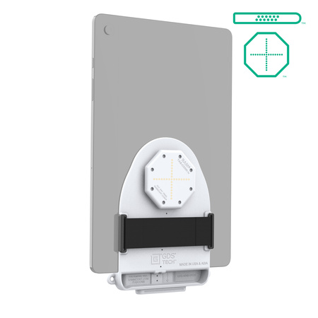GDS® Tab-Conn™ do tabletów bez etui (kształt D i tylne podkładki) - szary