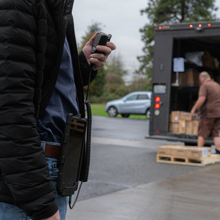 Uchwyt klipsa do paska RAM® z przyciskiem zwalniającym dla przycisku GDS® Uni-Conn™