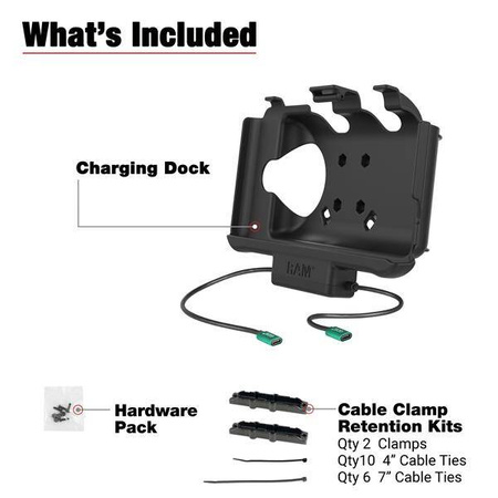 RAM® USB-C Powered Dock + USB-C Data dla Samsung Tab Active3