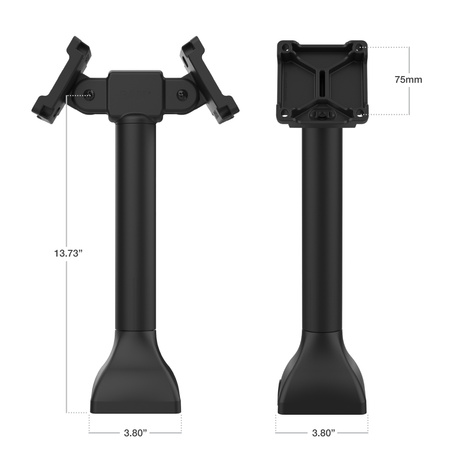 RAM® 14" Pedestal Mount with Dual 75mm VESA Adapters