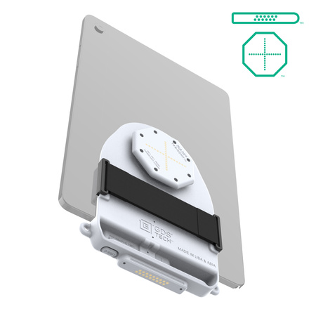 GDS® Tab-Conn™ do tabletów bez etui (kształt D i tylne podkładki) - szary