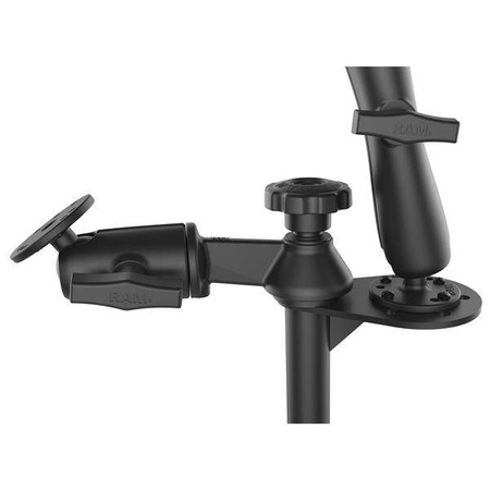 RAM® Tele-Pole™ z tyczkami 4” i 5” oraz mocowaniem VESA Double Ball 75x75mm