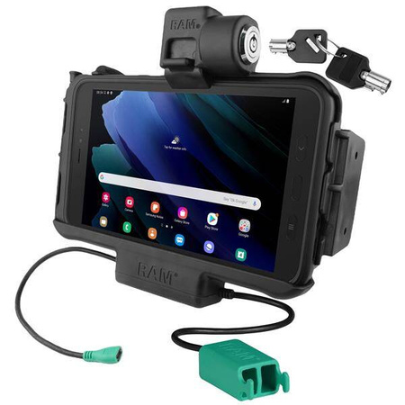 RAM® Locking Modular Power + Dual USB Dock dla Tab Active3