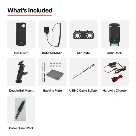 GDS® PTT Speaker Mic Kit for XCover7 Pro/6 Pro - Kodiak