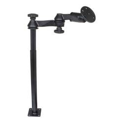 RAM® Tele-Pole™ with 12" & 18" Poles, Swing Arms & Large Round Plate