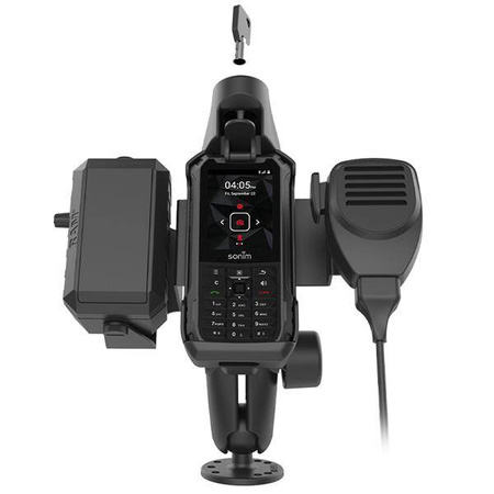RAM® Double Ball Mount for Sonim XP5s with Speaker & Hardwire Bundle