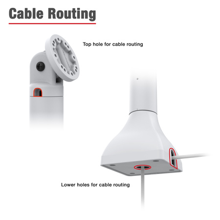 RAM® 7" uchwyt na cokół z wzorem AMPS - szary