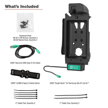 GDS® Tough-Dock™ dla Samsung Tab A7 Lite 8,7"