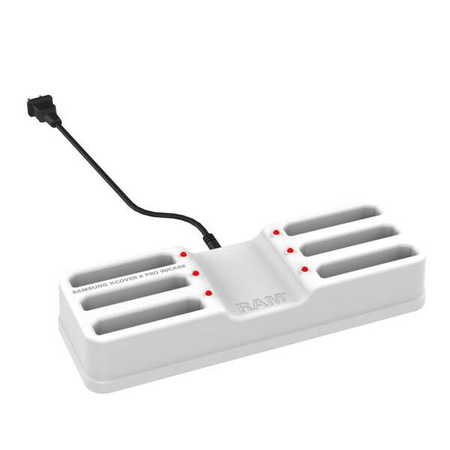 RAM® 6-Port Dock dla Samsung XCover6 Pro z OEM lub RAM® Skin™ - Szary