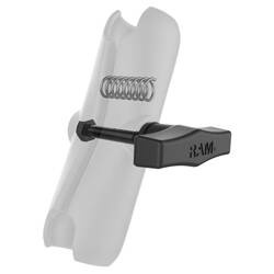 Osprzęt RAM® z gałką, śrubą i sprężyną do ramion gniazda w rozmiarze C