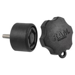 Pokrętło zabezpieczające RAM® Pin-Lock™ do płyt kardanowych z wahaczem